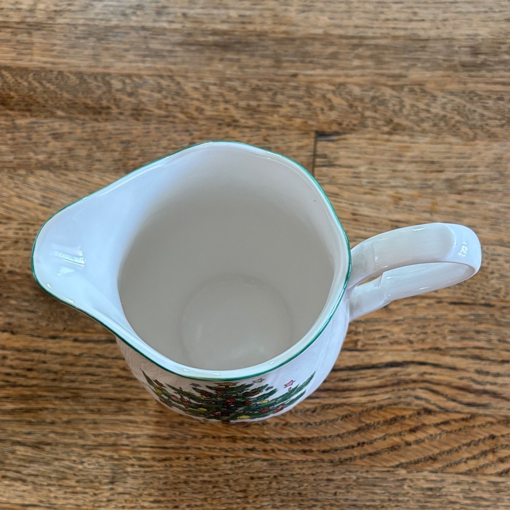 Nikko Happy Holidays Sugar and Creamer Set with Christmas Tree Design Like New! - Picture 7 of 10